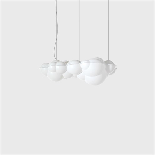 Nemo+NUVOLA PENDANT MINOR LED 90W 6000lm 2700K, hämardatav Push/DALI, rippvalgusti, valge